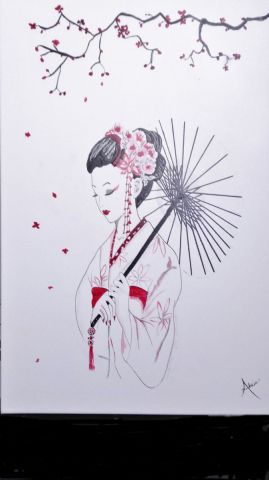 geisha ombrelle